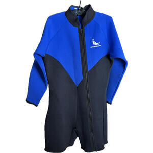 Vintage Divemaster Wetsuit USA Made 3mm Men’s XXL Front Zip (1989–1991)